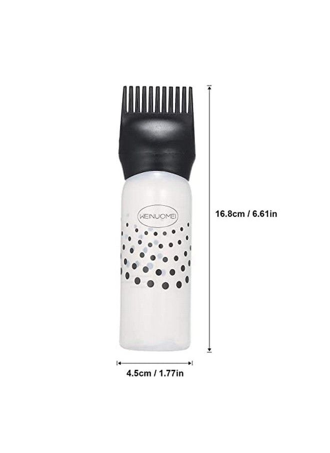 Honest - Hair Oil Bottle Oil Comb 120Ml Hair Tools Hair Dye Applicator Brush Bottles Styling Tool Hair Coloring White - Image 1