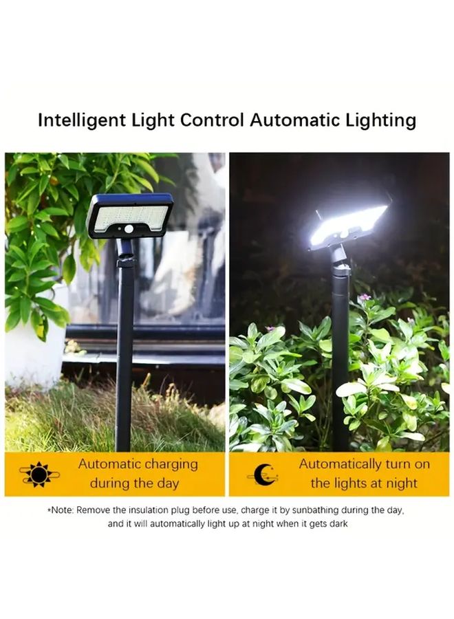 ضوء استشعار الحركة الشمسي 92 لمبة LED رأس قابل للتعديل 360 درجة 3 أوضاع تشغيل وإيقاف تلقائي للخارج - Image 4