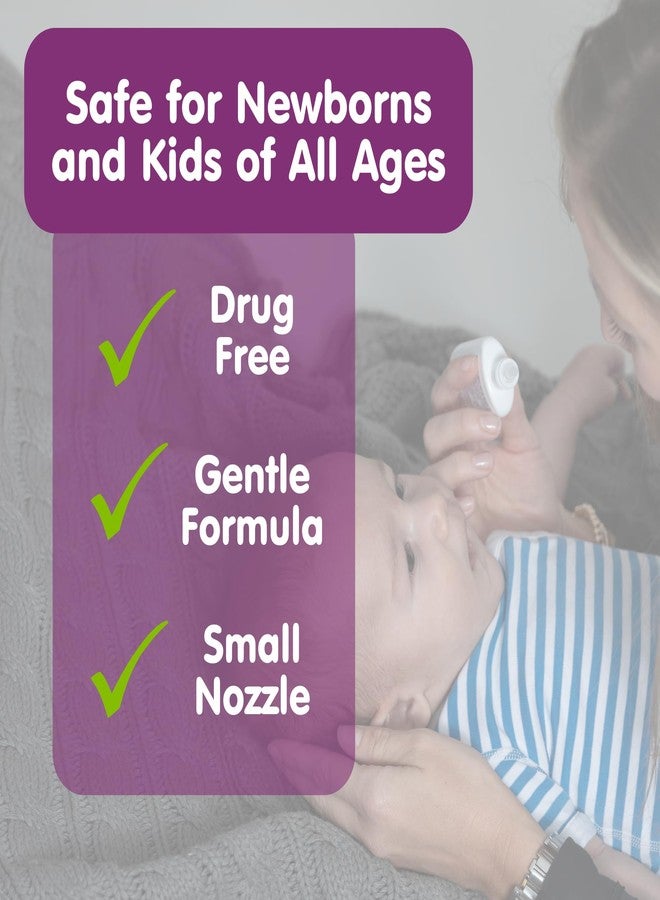 Boogie Baby Saline Nasal Spray and Drops, Allergy Relief, Nasal Spray Decongestant, FSA/HSA Eligible, Made with Natural Saline, Fresh Scent, 1 Ounce (Pack of 4) - Image 4