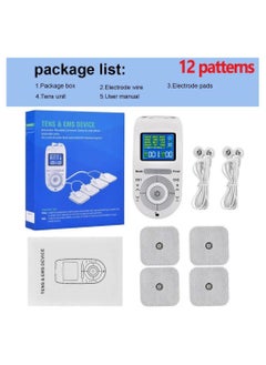 Y&D Tens Muscle Stimulator, Wireless Dual Channel, TENS machine pulse massager, 12 Modes, with 4 Pads for Pain Relief, Gym Neck and Back Relief  - Image 5