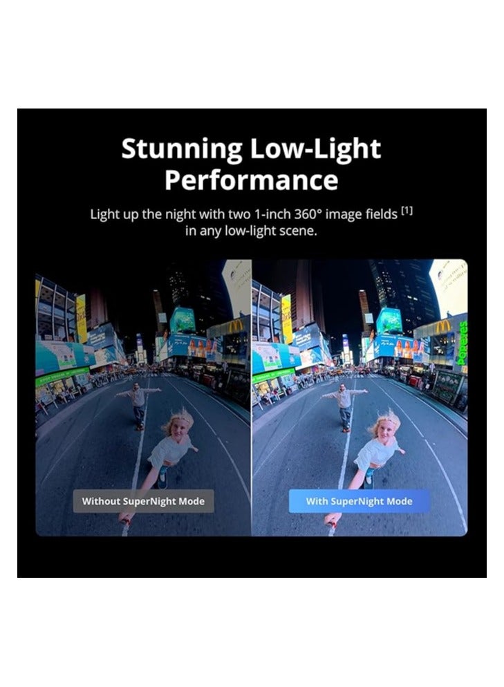 Osmo 360 Adventure Combo, 360 Camera With 1-Inch 360° Imaging, Extended Battery Life With 3 Batteries, Native 8K 360° Video, 4K/120fps & 170° Boost Video, Action Camera for Sports, Vlog - Image 3