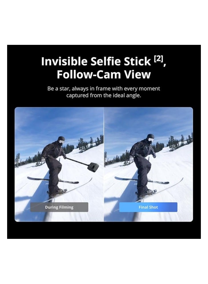 Osmo 360 Adventure Combo, 360 Camera With 1-Inch 360° Imaging, Extended Battery Life With 3 Batteries, Native 8K 360° Video, 4K/120fps & 170° Boost Video, Action Camera for Sports, Vlog - Image 5