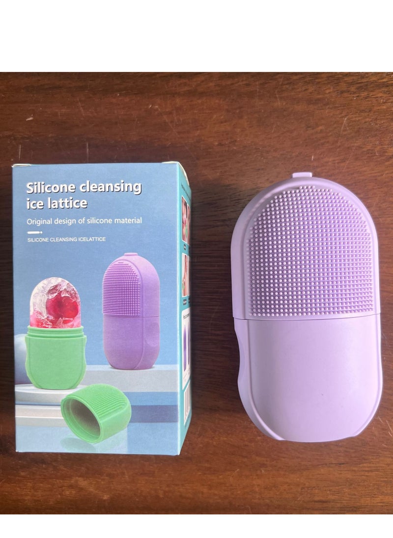 Generic Ice Cube Molds,Physical Cooling Ice Cubes,Ice Cubes Beauty,Ice Cubes for Freezing and Reducing Swelling,Reusable Ice Facial Food-Grade Leak-Proof Silicone for Eye Wrinkle,Ice Cube Molds For Sprain and Hair Removal Pain Relief  - Image 2