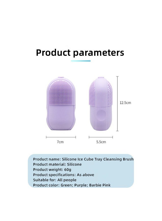 Ice Cube Molds,Physical Cooling Ice Cubes,Ice Cubes Beauty,Ice Cubes for Freezing and Reducing Swelling,Reusable Ice Facial Food-Grade Leak-Proof Silicone for Eye Wrinkle,Ice Cube Molds For Sprain and Hair Removal Pain Relief  - Image 4