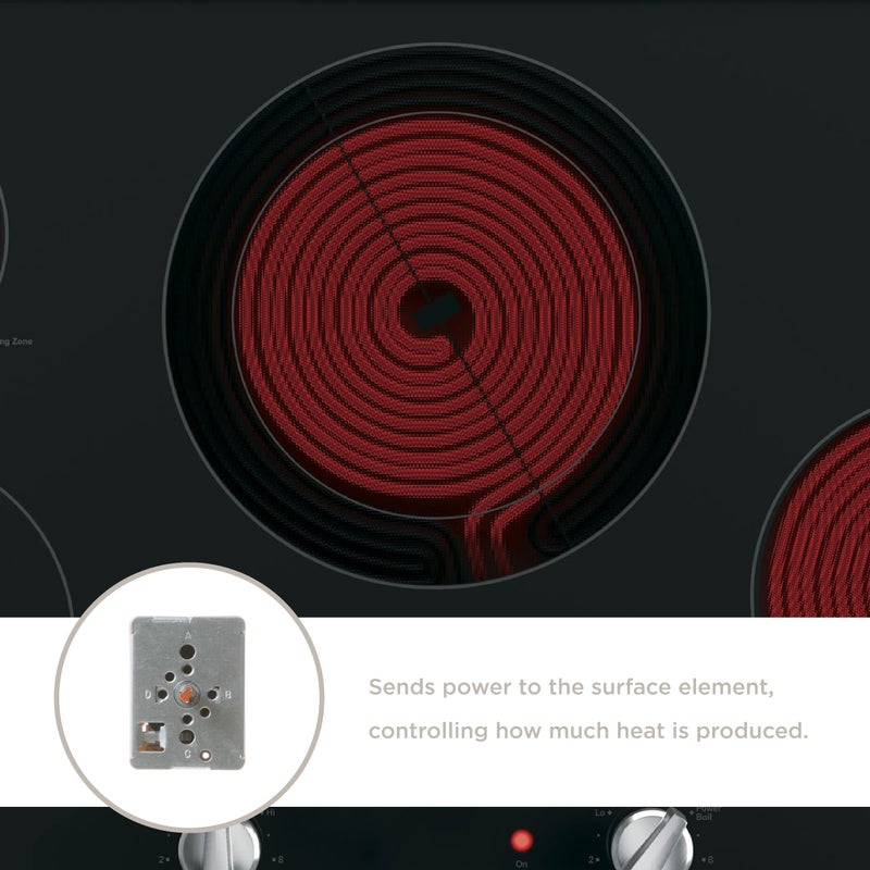 GE WB24T10025 Genuine OEM Surface Burner Control Switch for GE Electric Ranges - Image 3