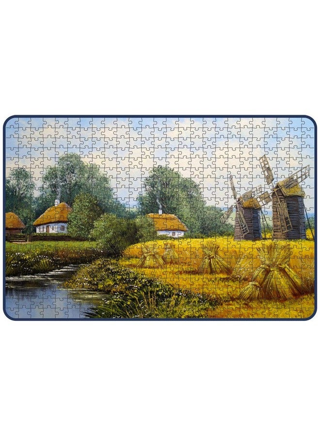 Webby Old Village Painting Jigsaw Puzzle, 500 Pieces - Image 2