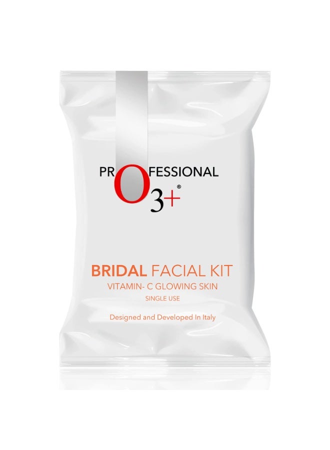 O3+ Bridal Facial Kit Vitamin C Glowing Skin for Bright and Radiant Complexion Suitable for All Skin Types 136g + O3+ Meladerm Vitamin C Gel Bleach for Skin Whitening and Hair Lightening 96g - Image 4