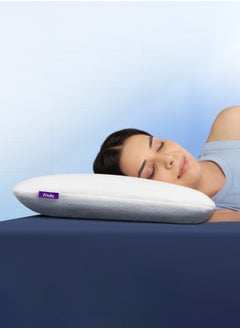 Frido Frido Ultimate Sleep Pillow, Orthopedic Grade Gel Memory Foam for Neck & Shoulder Pain Relief, Includes Bamboo Pillow Cover, King Size Pack of 1, White  - Image 1