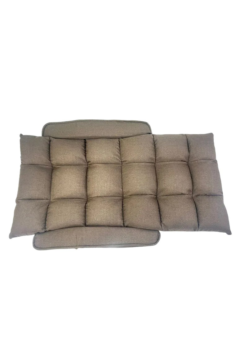 Portable Folding Chair Single Floor Lazy Sofa with Handle Adjustable Back
