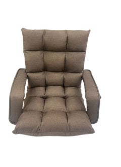 Albawadi Portable Folding Chair Single Floor Lazy Sofa with Handle Adjustable Back  - Image 2