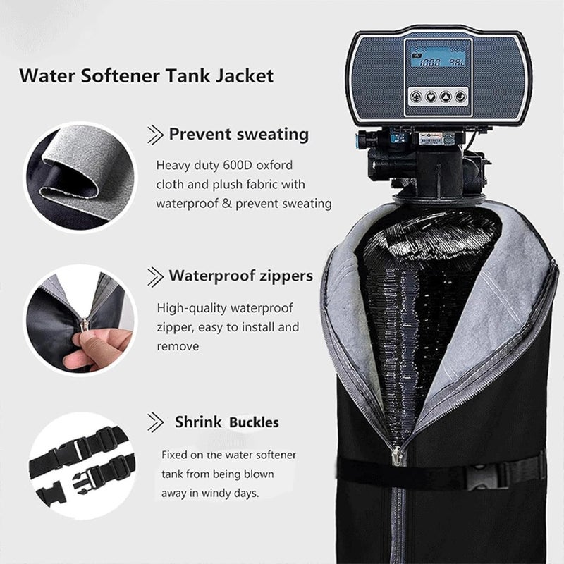 Water Softener Cover – Heavy Duty Tank Protection Fabric, Waterproof Equipment Shield Layer, UV Resistant Outdoor Guard | Water Filter Tank Protector for Home, Weather Defense, Long Term Outdoor Use - Image 5
