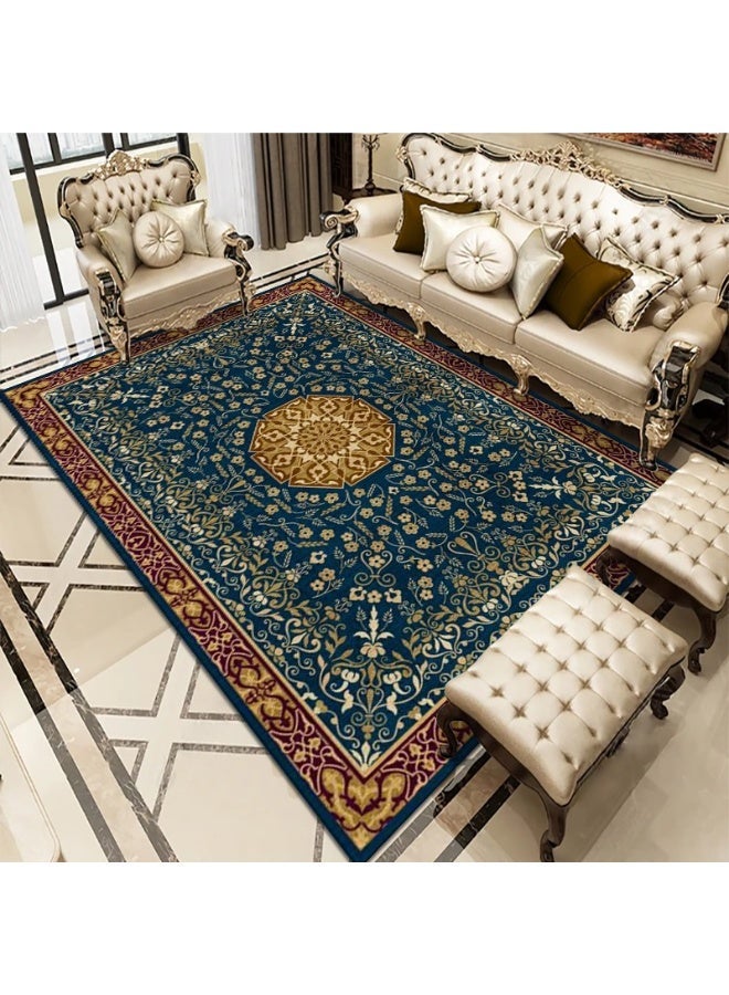 KYD Velvet Area Rug Minimalist Thickened Washable Large Carpet Soft Style Anti-slip Big Rugs for Living Room Bedroom 160*230cm - Image 1