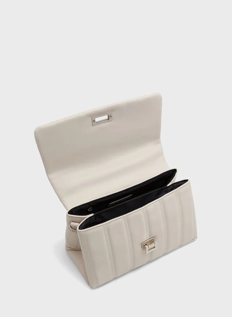 CALL IT SPRING Hingis Top Handle Flap Over Satchel Bag