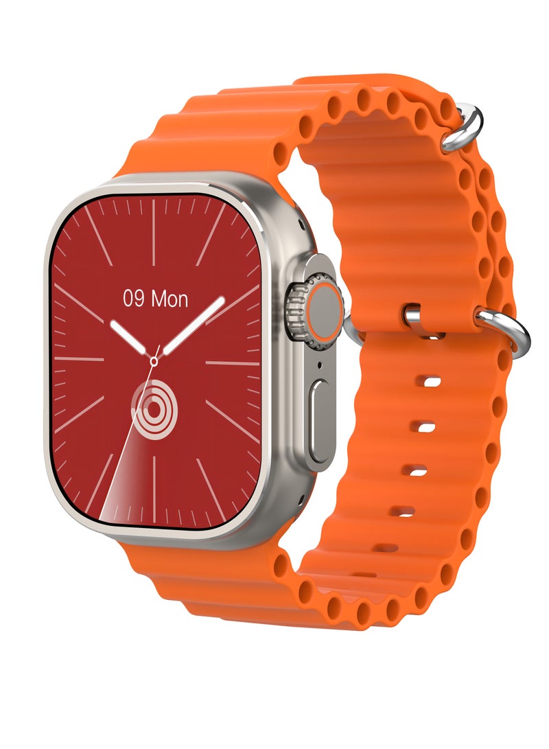 General H16-DUltra smart watch, with various dials, Bluetooth calling, message notifications, step counting, multi-sports functions, offline payment, heart rate, and blood oxygen.  - Image 1