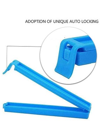30pcs Plastic Sealing Clips for Food and Snack Bag Colorful Food Fresh Keeping Clips Reusable Chips Bread Bag Clamp Sealer for Kitchen Food Storage and Organization (6.4cm, 10.8cm) - view 3