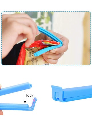 30pcs Plastic Sealing Clips for Food and Snack Bag Colorful Food Fresh Keeping Clips Reusable Chips Bread Bag Clamp Sealer for Kitchen Food Storage and Organization (6.4cm, 10.8cm) - view 4
