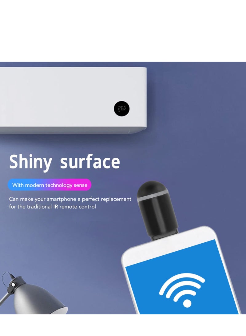 SYOSI Smartphone IR Remote Control Adapter - USB C Infrared Blaster for Universal Control of Air Conditioner, TV, DVD, STB - Image 3