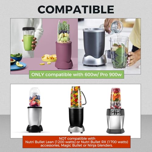 DRELD 2 Pack Blender 32OZ Cup with Lid, Compatible with Nutribullet 600W 900W Blender Juicer Accessory - Image 3