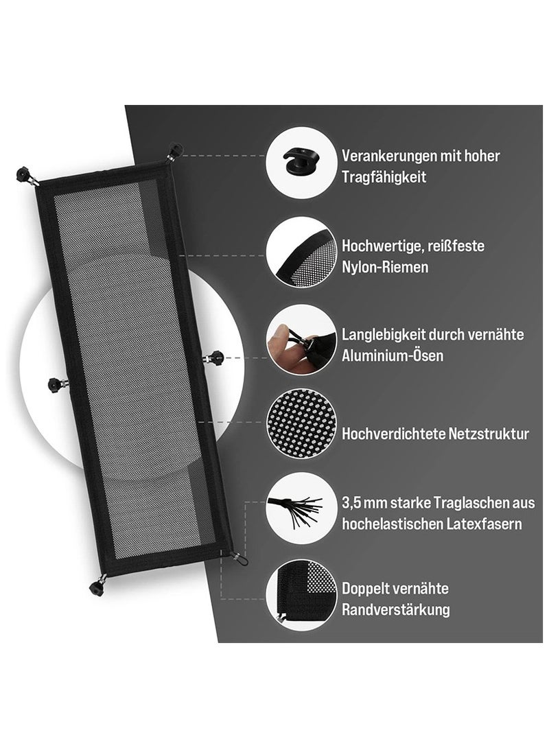general Flexible desktop cable storage net under the table cable organizer tray hanging cable management device - Image 3