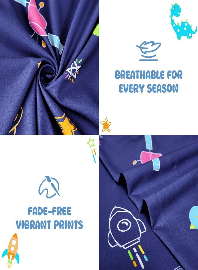 MICORAL Kids Twin Sheet Set Dinosaur, 3 Pieces Sheets for Boys & Girls, Soft Printed Microfiber Bed Sheets, Deep Pocket Cozy Toddler Bedding Set - Image 4