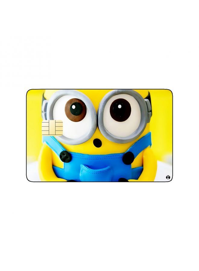 RKN PRINTED BANK CARD STICKER Animation Bob From Minions By Illumination - Image 1