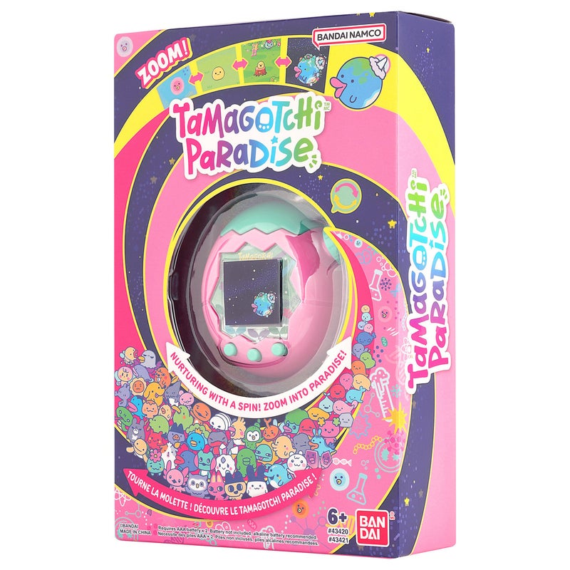 Tamagotchi Paradise Jade Forest Land Virtual Reality Pet (Pink/Green) - Image 1