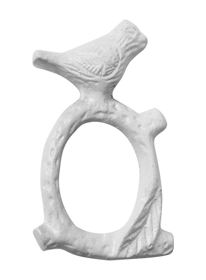 ITOS365 Bird Napkin Rings Set of 12, White Marble Look Aluminum Napkin Ring Holders for Cloth Napkins, Decorative Table Setting Rings for Wedding, Dinner Party, Thanksgiving & Christmas - Image 4