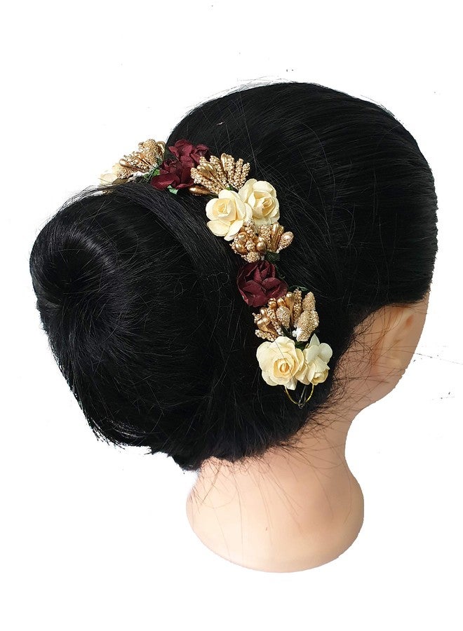 إكسسوارات شعر بيرزيت تيارا للنساء والفتيات، صانعة كعكة الشعر، غاجرا (متعددة الألوان) - Image 3