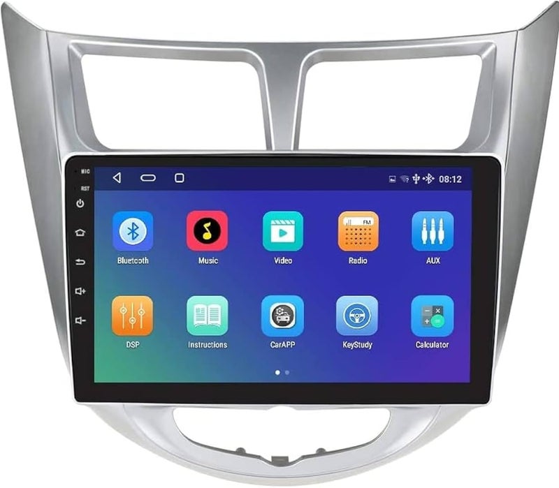 SSR android car screen for hyundai accent model 2012 to 2017 with reverse camera ips display - Image 2