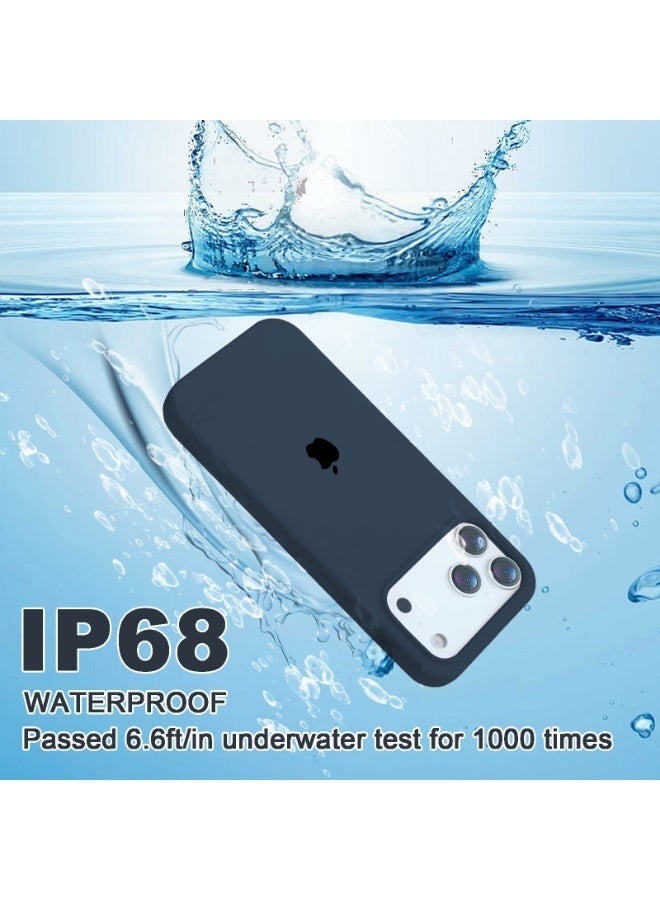 ULELAY iPhone 17 Pro Protective Case, Silicone Material, Shock-Resistant with Camera Lens Protection and Control Button Coverage, Anti-Shock Mobile Phone Protective Cover, Compatible with MagSafe Accessories - Image 4