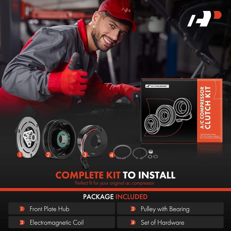 A-Premium AC Compressor Clutch Kit for Chevrolet Cruze - Image 2