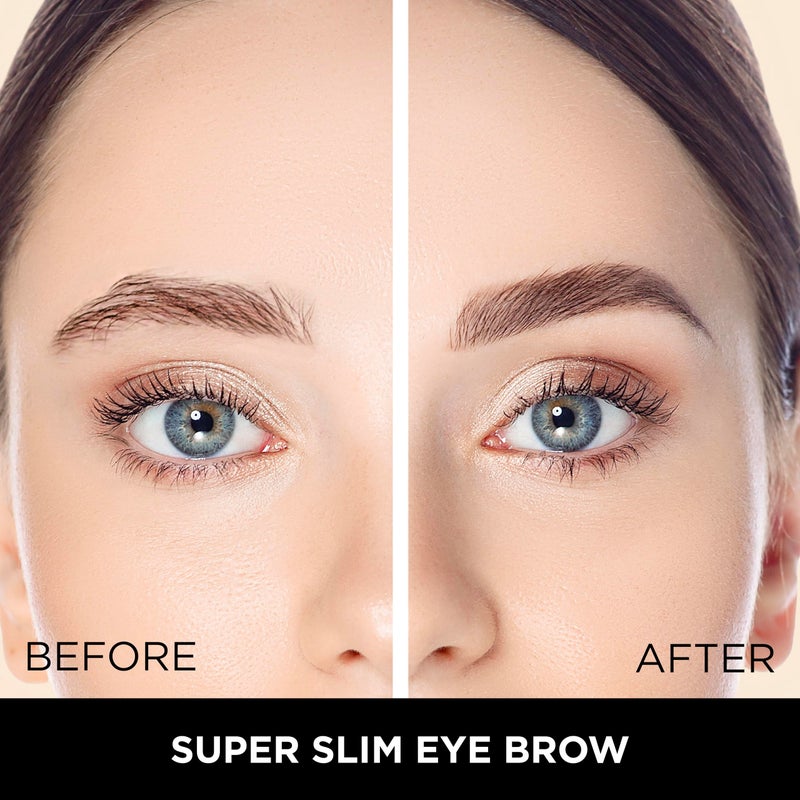 Absolute New York Super Slim Brow Pencil, Fine Point, Dual Ended, Fade Resistant and Long Lasting (Espresso) - Image 3