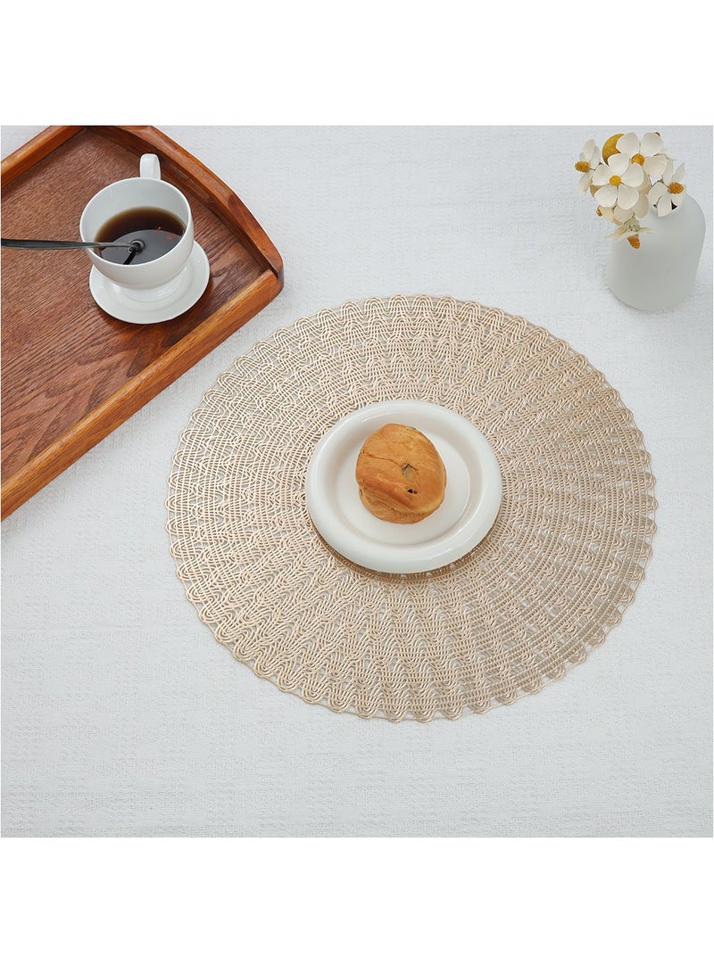 مفارش طاولة مطبخ مقاومة للحرارة وقابلة للغسل ومقاومة للماء والزيت ، مجموعة من 6 قطع - Image 3