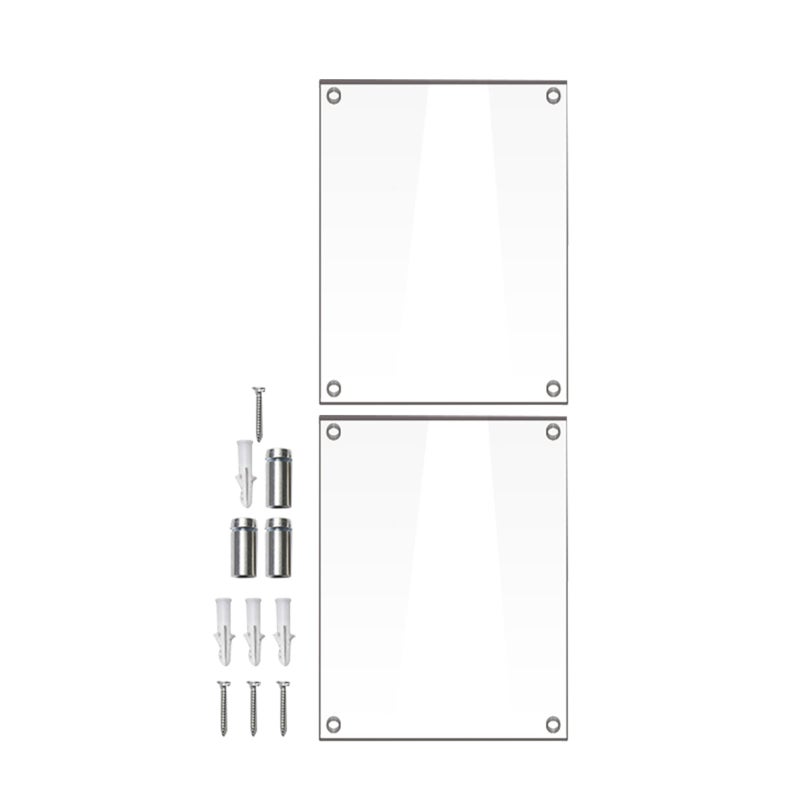 2pcs Clear Photo Frame Wall Mounting Clear Picture Frame Picture Photo Holder (L) - Image 4