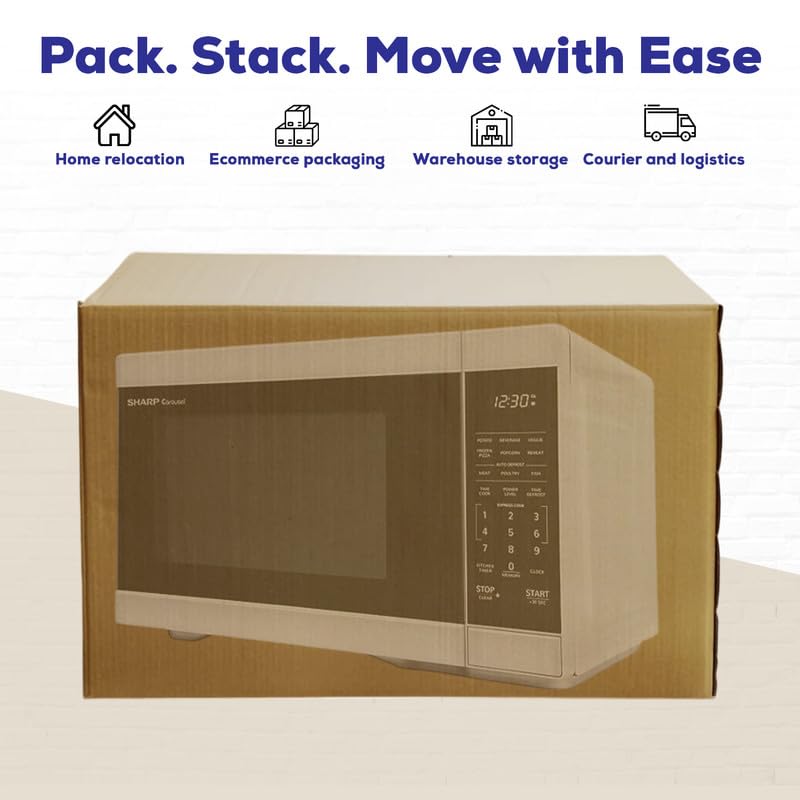 ADDANBI-PACK OF 3 |30"x19"x18" | 5ply Cardboard Boxes for Packaging | Brown Corrugated Box for | Shipping |Moving | Home Shifting | Parcel | Courier Packing box |Extra Large Carton Box - Image 4