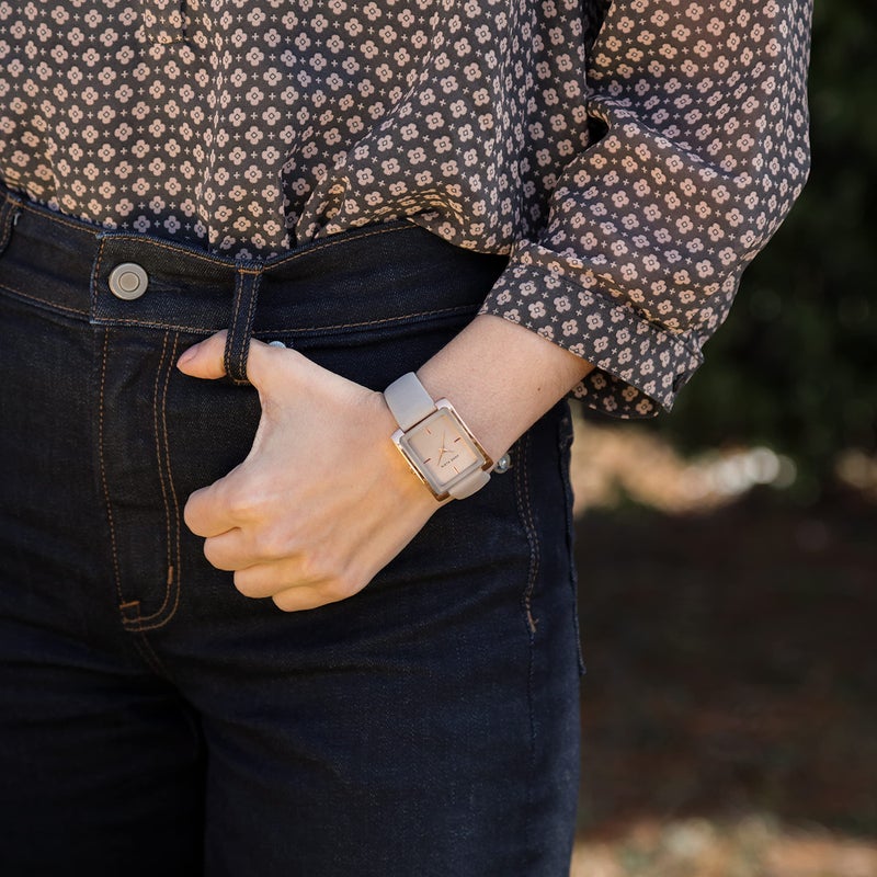 Anne Klein Women's Leather Strap Watch, AK/2706 - Image 1