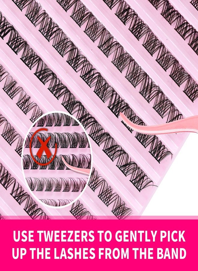 RITALASH Lash Clusters DIY Cluster Lashes Volume Eyelash Clusters Eyelash Extensions False Eyelashes Black Individual Lashes Super Thin Lash Band Wispy Lash Extension at Home(Z09,8-16mm) - Image 5
