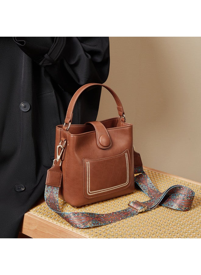 حقيبة كروس بادي كبيرة السعة، حقيبة توت نسائية عالية الجودة وفاخرة بإضاءة خفيفة ومتعددة الاستخدامات خفيفة الوزن للنساء - Image 4