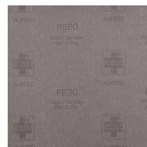 Taparia 9" X 11" Silicon Carbide Wet Or Dry Emery Sheet, Grit 220 - Pack Of 10 (Alp 220) - Image 5