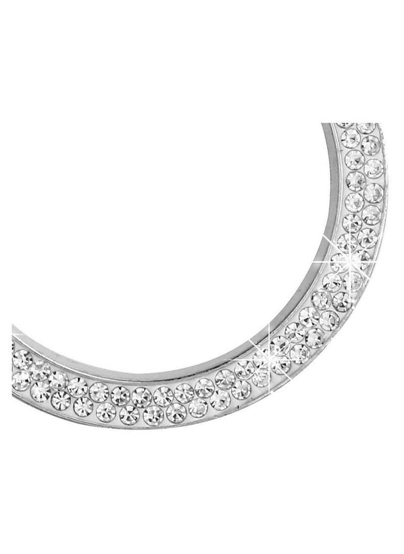 GGEROU Bling Crystal Rhinestone Car Bling Ring Emblem Sticker  - Image 3