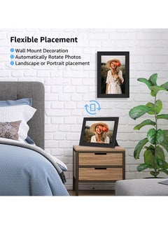 XiuWoo Electronic Digital Photo Frame, 10.1 Inch WIFI Smart Cloud Photo Album, WIFI Slideshow Digital Picture Frame With IPS Touch Screen, Sturdy And Durable Electronic Picture Frame, (1pc, Black, 16G)  - Image 3