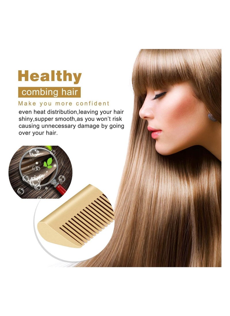 Raxoom ELTERAZONE Hair Straightener Brush, Electric Heating Comb, Portable Travel Anti-Scald Beard Straightener Press Comb, Ceramic Security Curling Iron Fast Heating Hot Comb, Anti-Scald - Image 5