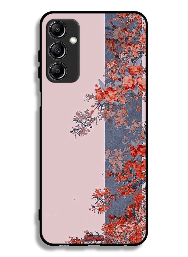Tolwak Samsung Galaxy A14 5G Protective Case Cover Tree Leaves And Flowers Art - Image 1