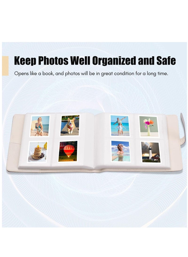 Mini Photo Album Compatible for Fujifilm Instax Mini 12 11 9 90 8+ 8 7S 40 26 25 EVO LiPlay Instant Camera/Mini Link SP-1 Printer/Z2300/ PIC-300 Polaroid Pictures (256 Pockets Shiny Silver) - Image 4