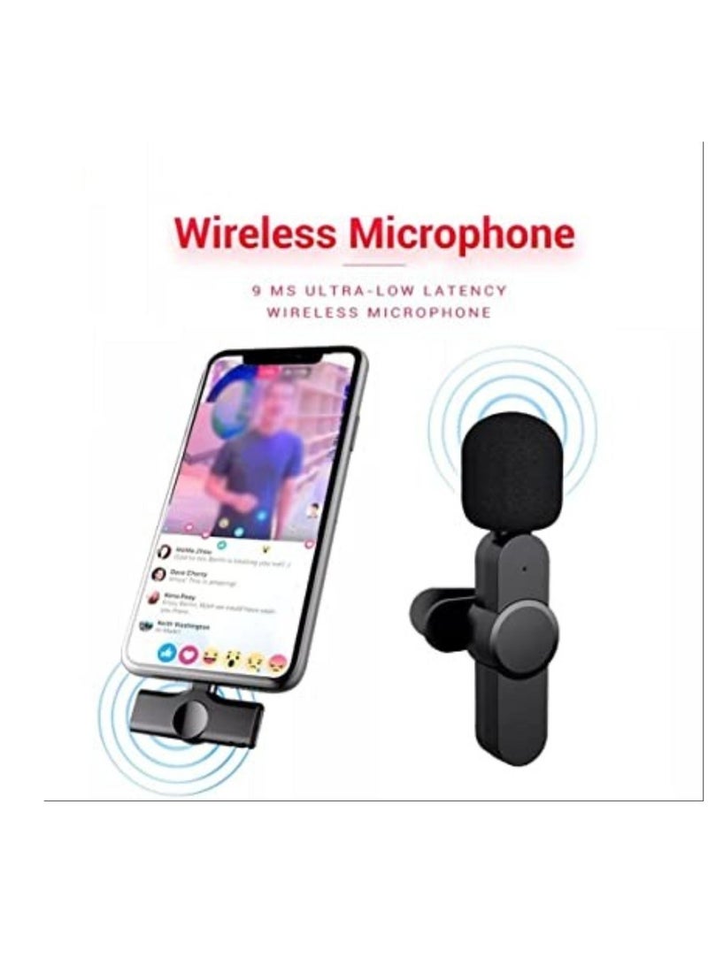 2 in 1 iphone or type-c Wireless Lavalier Microphone For IPhone, Plug Play, Portable Audio Video Recording Mic for Youtube, Live Stream, Vlog, Interview, Laptops PC - Image 3