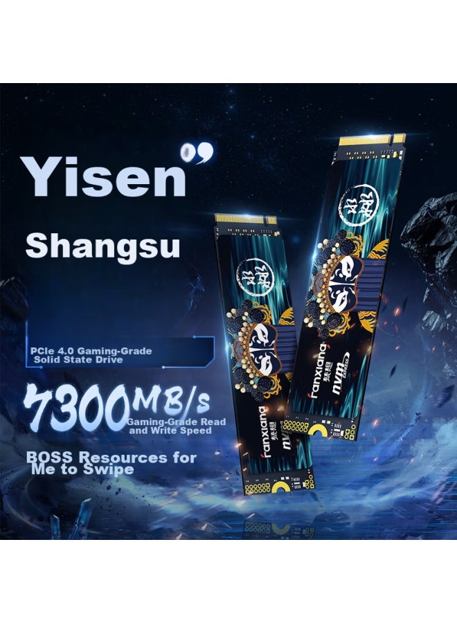 fanxiang فانشيانغ 2 تيرابايت SSD، واجهة M.2، بروتوكول NVMe، PCIe 4.0X4، قرص صلب لتوسيع سطح المكتب واللابتوب PS5، ملحق تخزين الكمبيوتر، S790E - Image 1