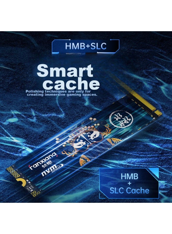 fanxiang فانشيانغ 2 تيرابايت SSD، واجهة M.2، بروتوكول NVMe، PCIe 4.0X4، قرص صلب لتوسيع سطح المكتب واللابتوب PS5، ملحق تخزين الكمبيوتر، S790E - Image 4