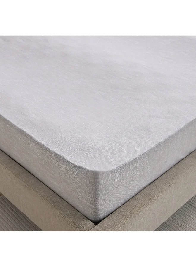 Home Box Madison Luton Printed Cotton Twin Fitted Sheet - 120x200+30 cm