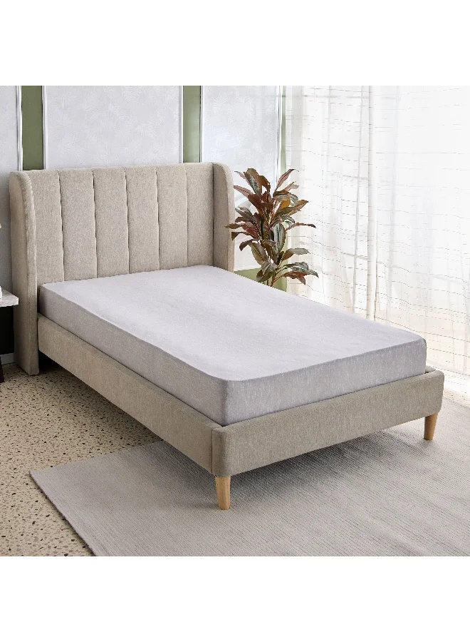 Home Box Madison Luton Printed Cotton Twin Fitted Sheet - 120x200+30 cm