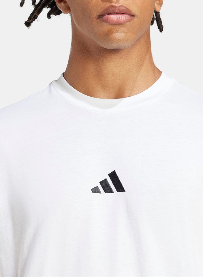 Adidas Essentials 3-Stripes Single Jersey T-Shirt - Image 5